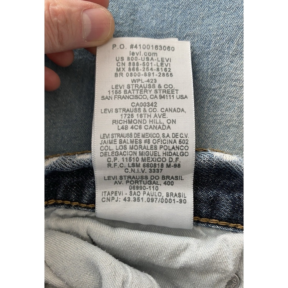 Levi's 559 Men's 36X30 Medium Wash Straight Leg Denim Blue Jeans - Picture 12 of 12